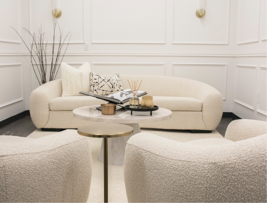 Lounge at Opal Aesthetics in Bakersfield